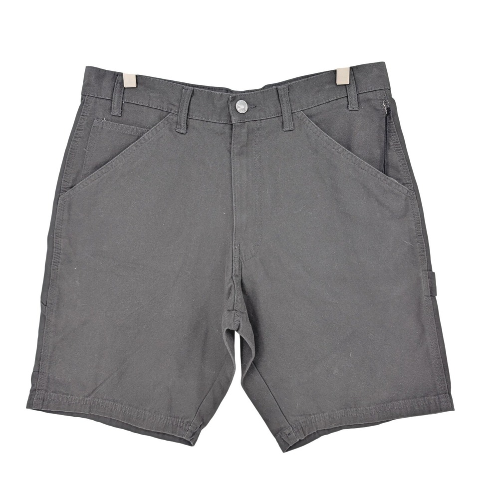 Katin Stanley Carpenter Short Mens 30 Gray Cotton Canvas Utility Workwear Skater
